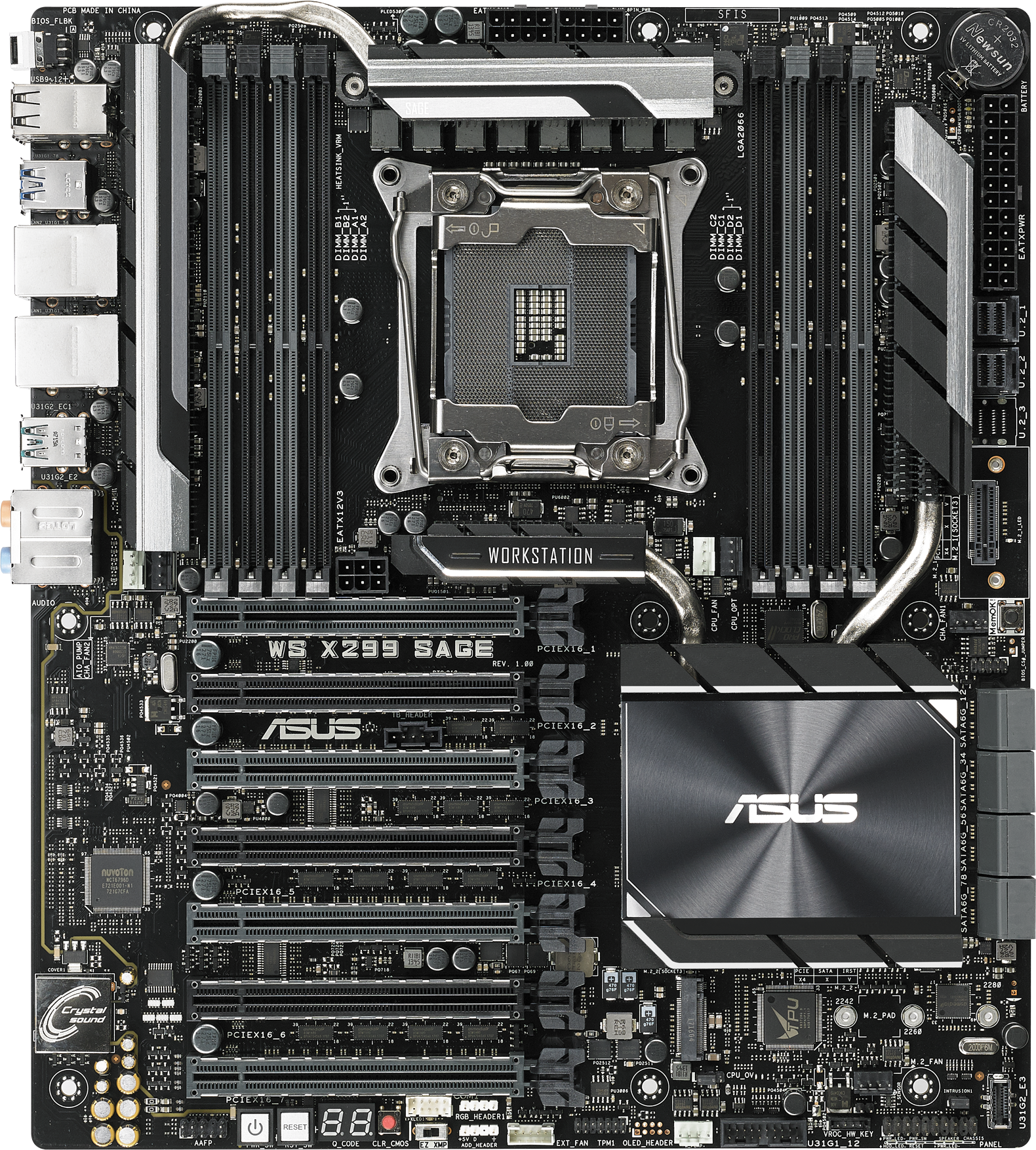 Asus WS X299 Sage - Motherboard Specifications On MotherboardDB